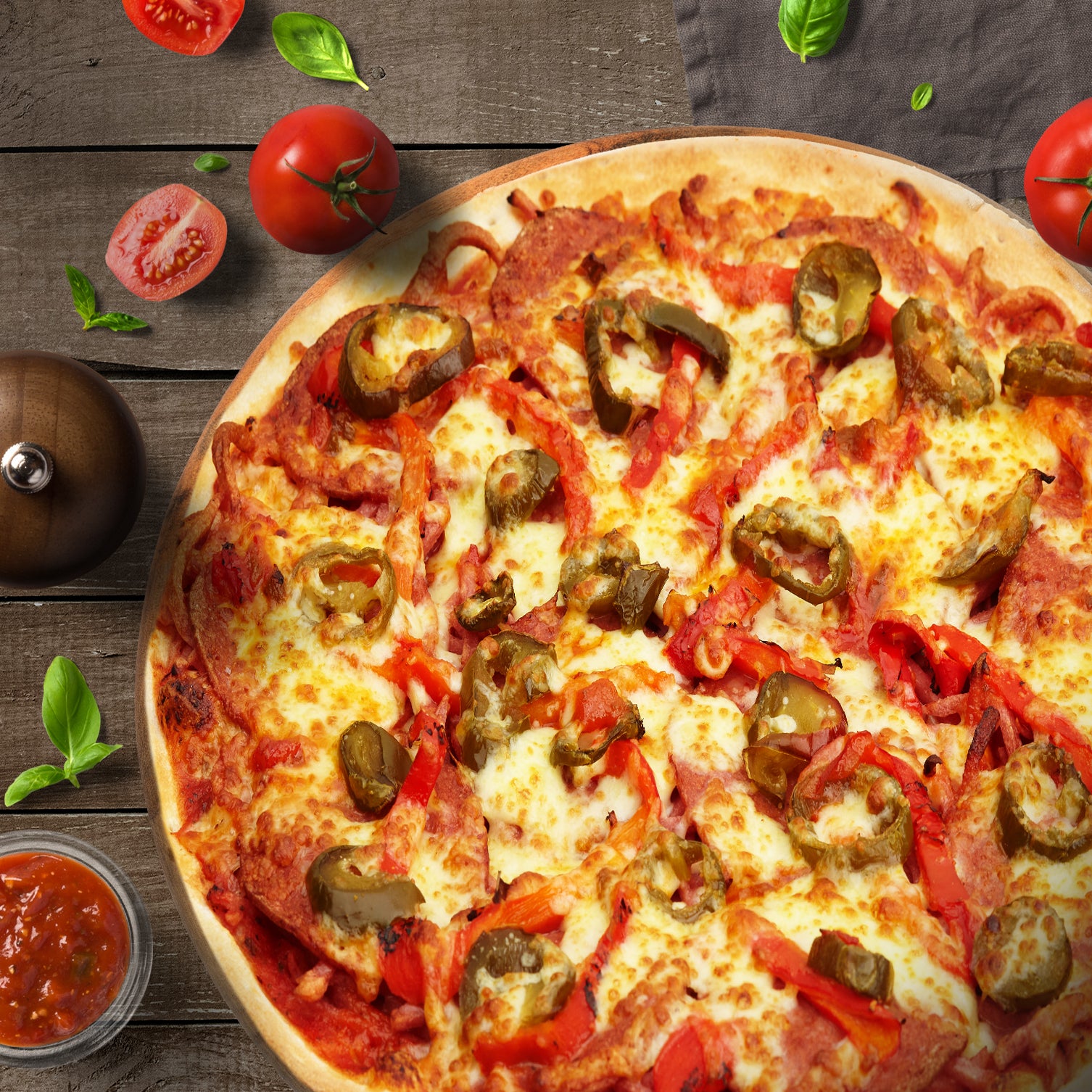 Zonnies Spicy Devil Pizza Ignite Your Taste Buds with Fiery Flavour