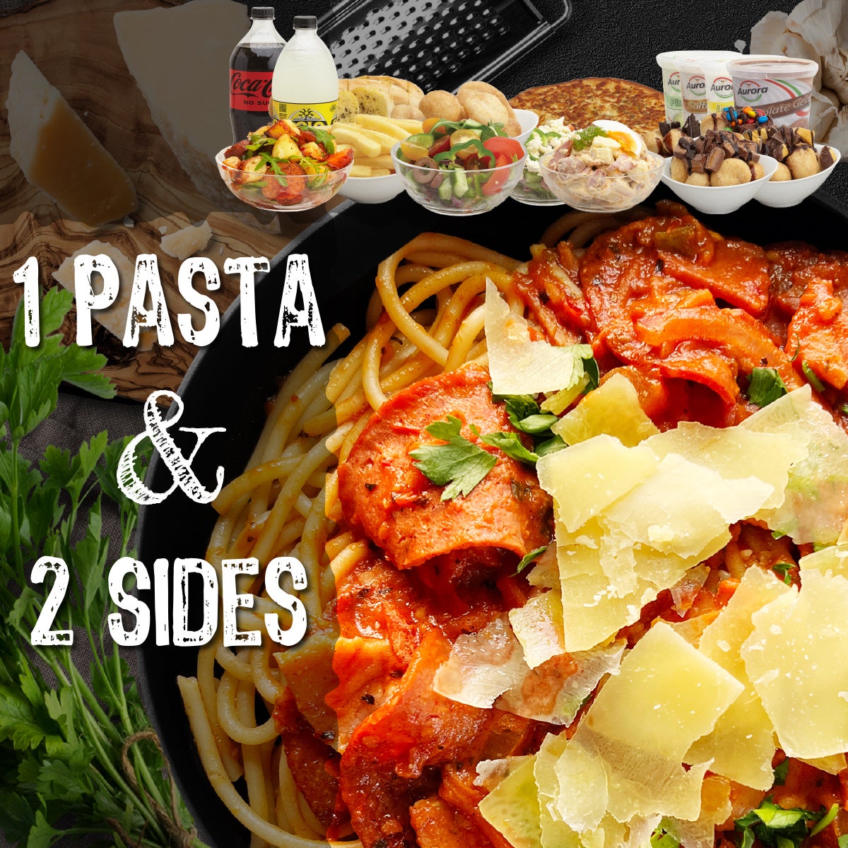 Craft Your Pasta Feast! Zonnies Pasta & Sides Deal | Zonnies Pizza